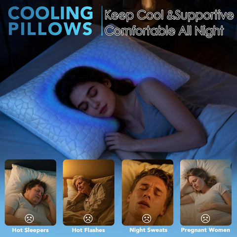QUTOOL adjustable-fill pillow with zipper offers personalized support