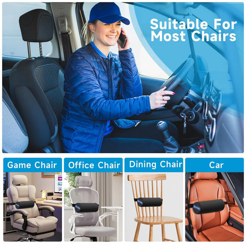 Soft and firm foam balance for personalized comfort.