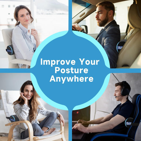 Firm support option helping maintain posture at the desk.