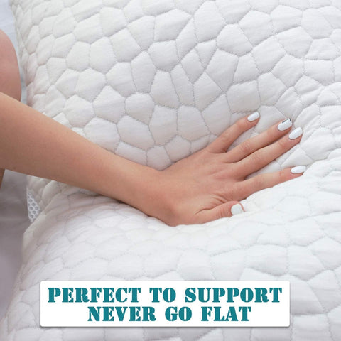 QUTOOL cozy bedroom scene with cooling pillow suggesting refreshed mornings