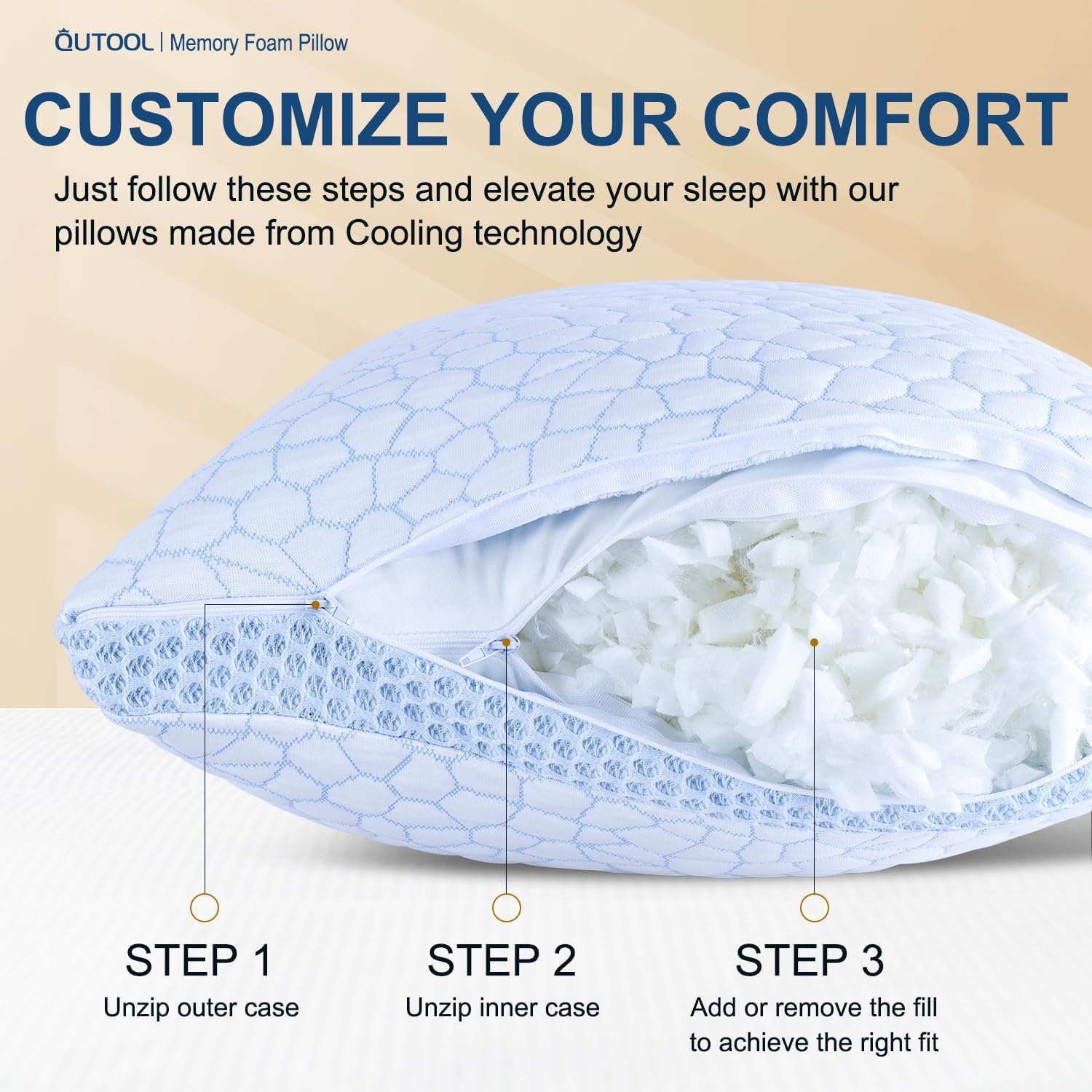 QUTOOL Breathable cooling cover promotes airflow for cooler nights