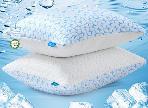 QUTOOL Firm Pillow memory foam core provides steady neck support.