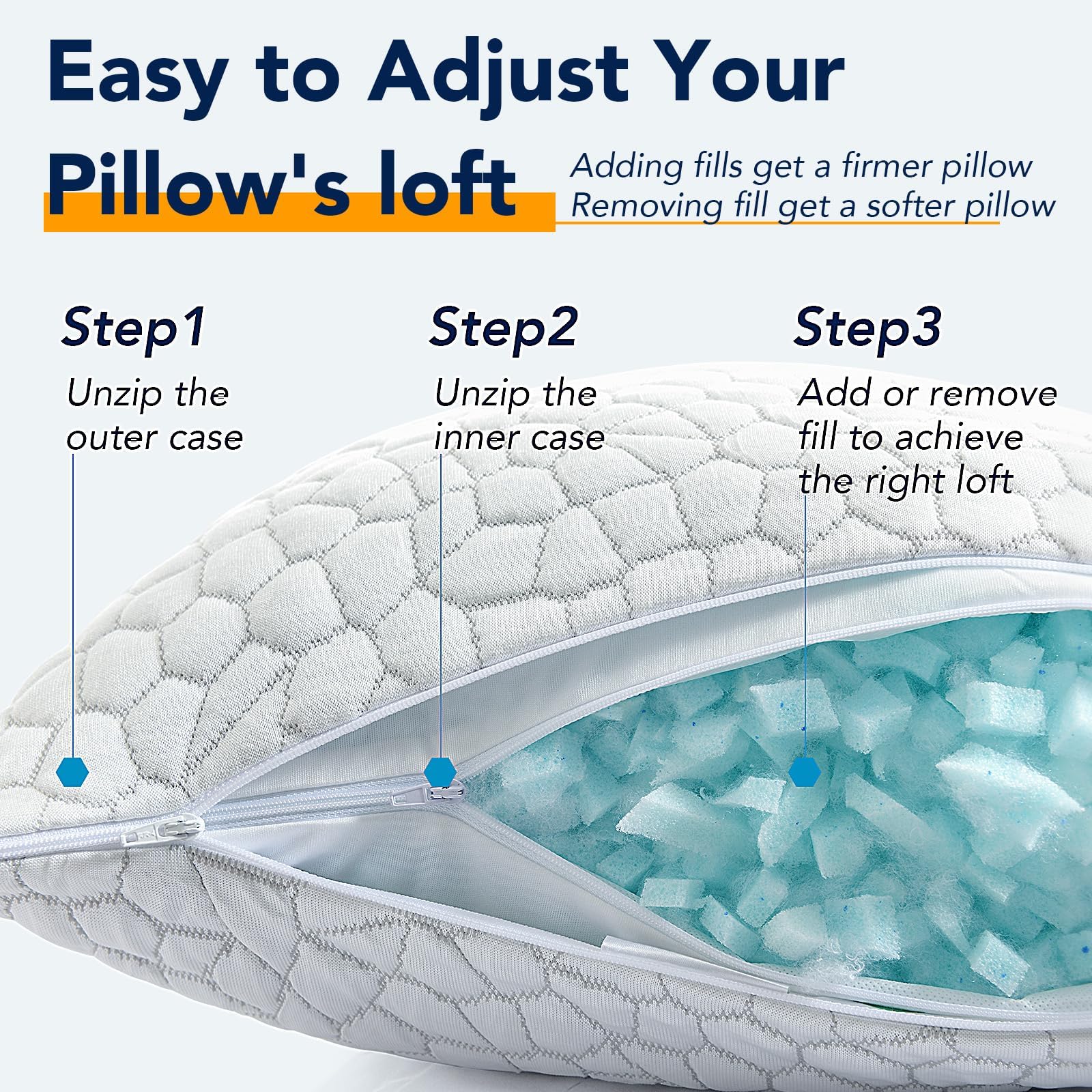 QUTOOL cooling pillow with lifetime replacement service
