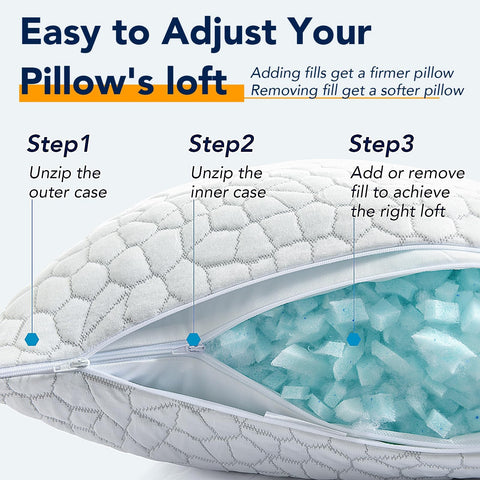 QUTOOL king-size pillow offers generous space for any sleeper