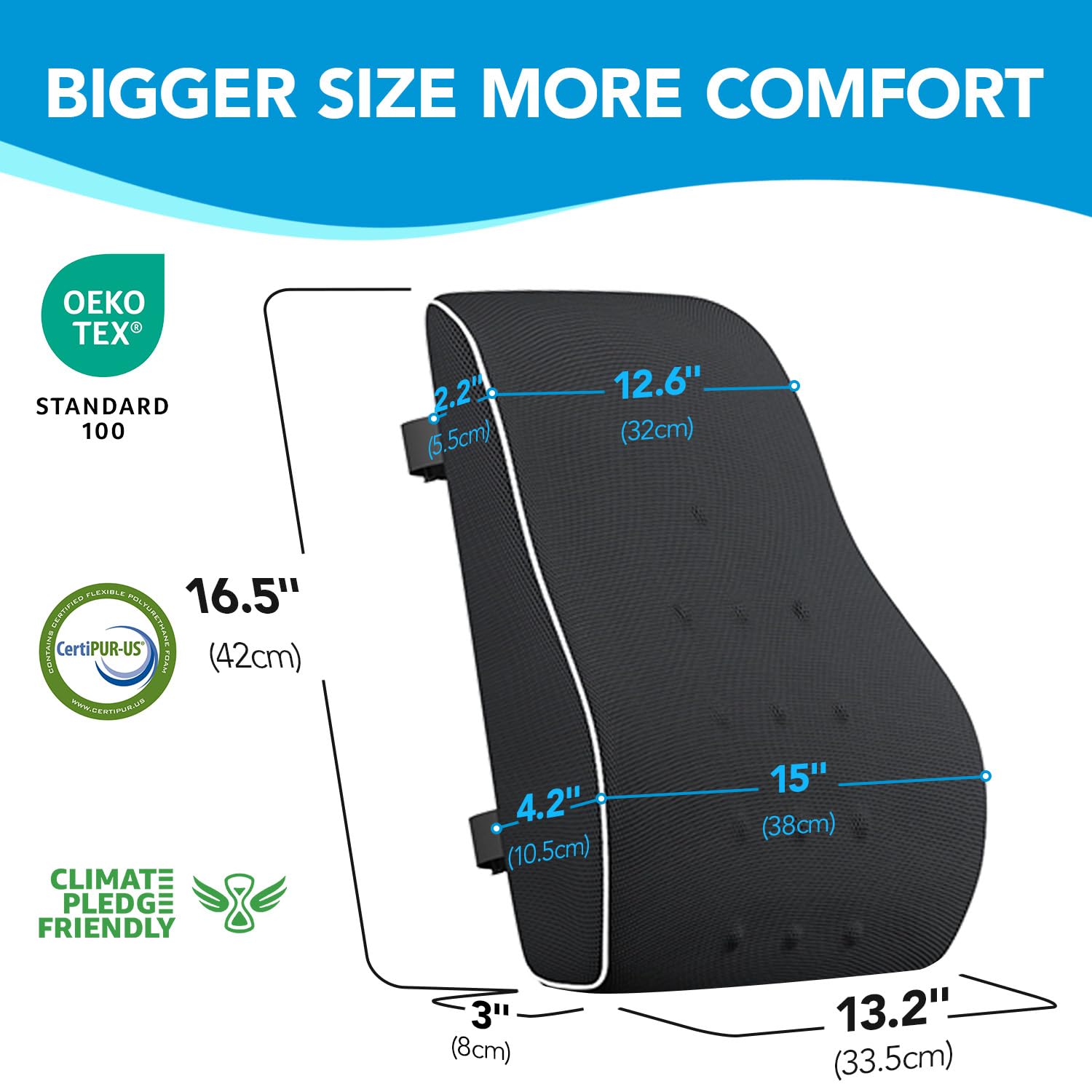 QUTOOL posture-friendly pillow adapts to your body.
