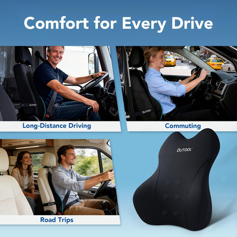 Slim, lightweight design fits without crowding the cabin.