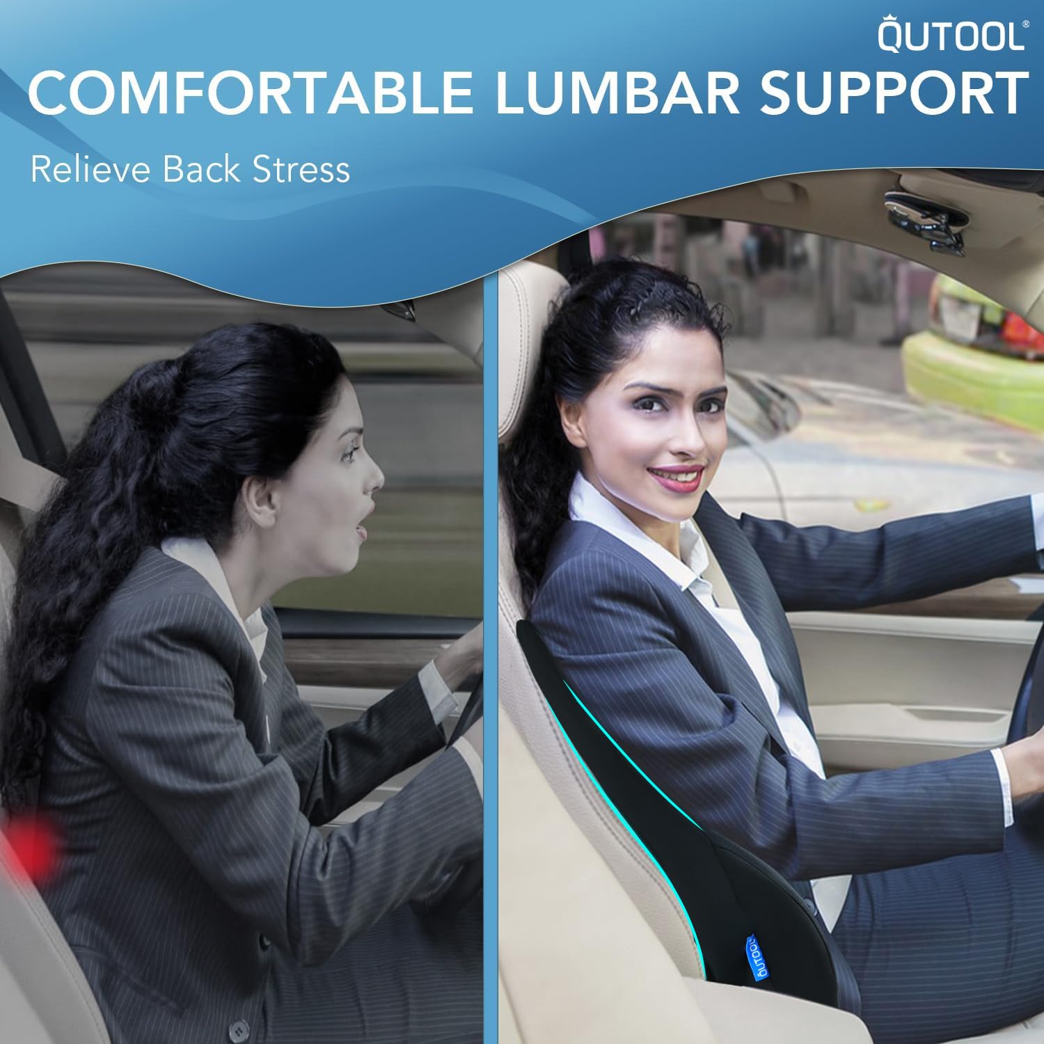 Great for long trips and daily commutes with better posture.