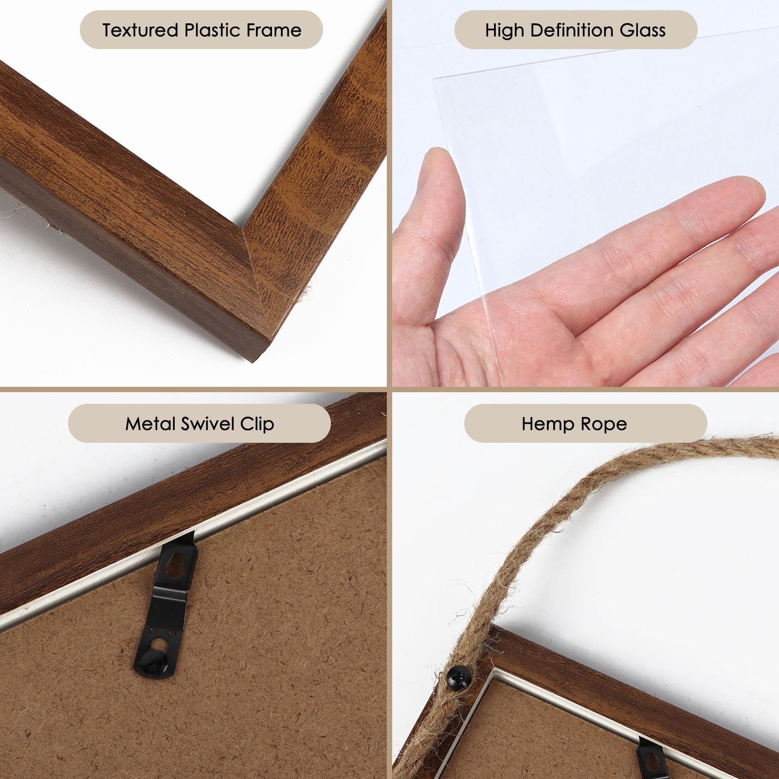QUTREY hemp rope hanging display adds casual charm