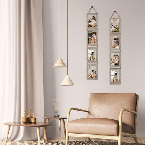 QUTREY lightweight plastic frames protect memories with clear high-definition glass.