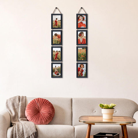 QUTREY 4x6 frames displaying multiple photos in a vertical collage