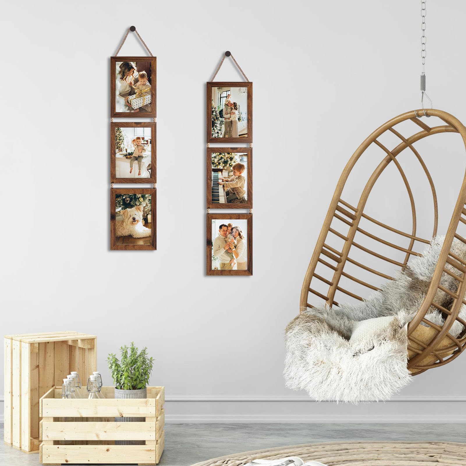 QUTREY multi-photo display creates a tidy gallery wall