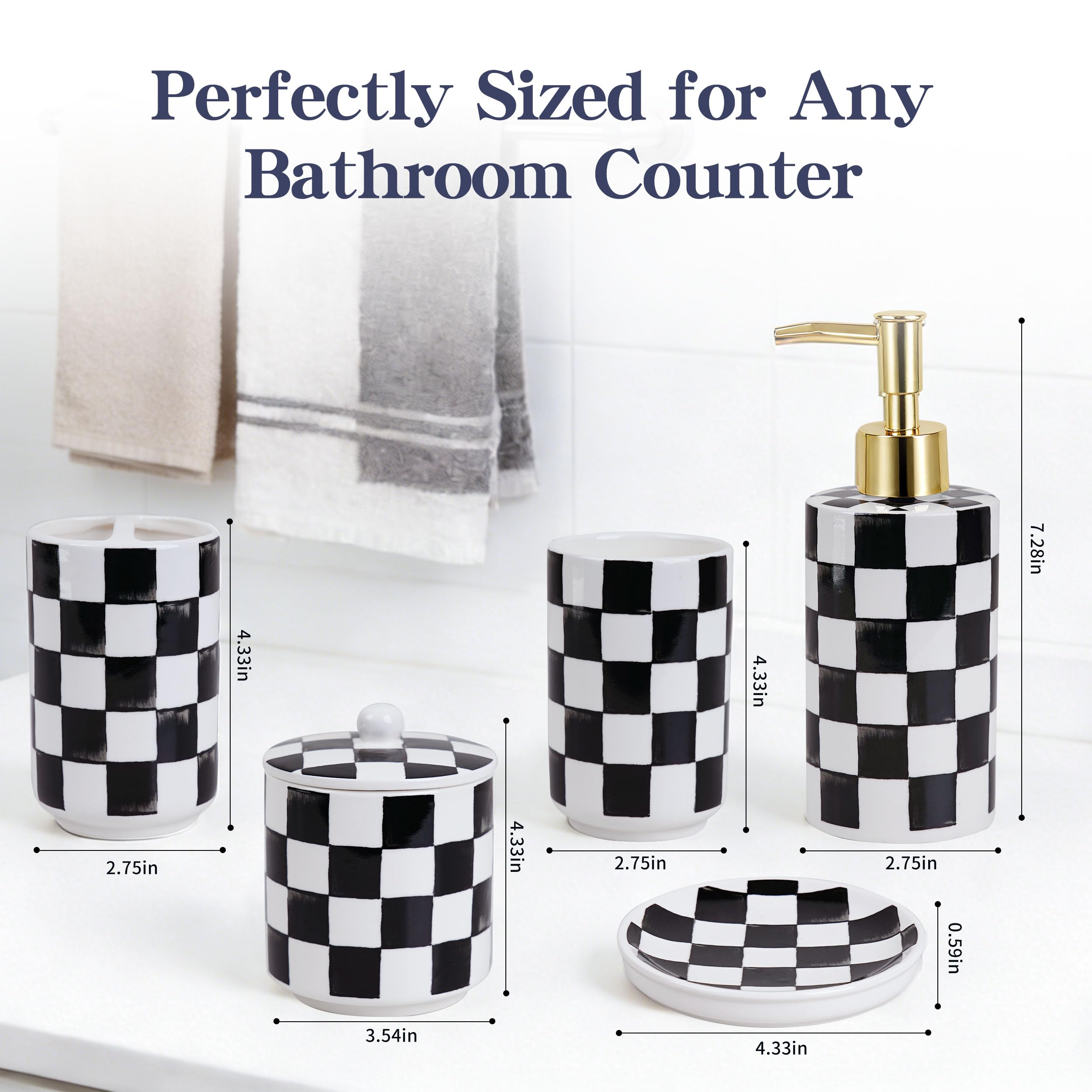 Quuavio vanity set displayed on a modern sink elevates bathroom styling