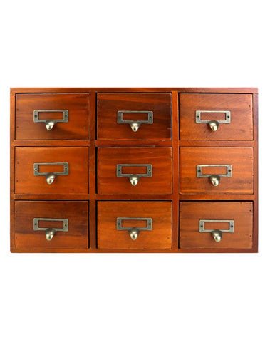 QWORK no assembly required cabinet ready to use on desk