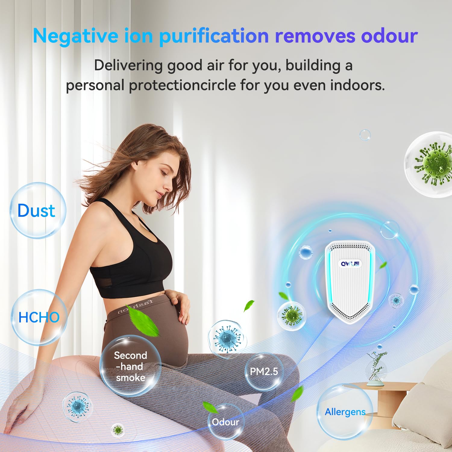QWUE 8Pack compact plug-in design fits any room