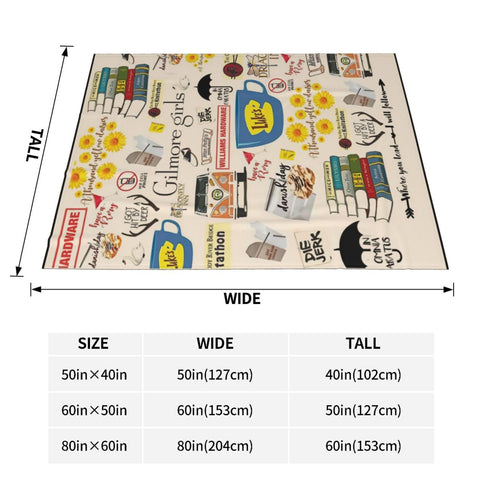 50x40 size option of qwwymgs blanket for versatile use.
