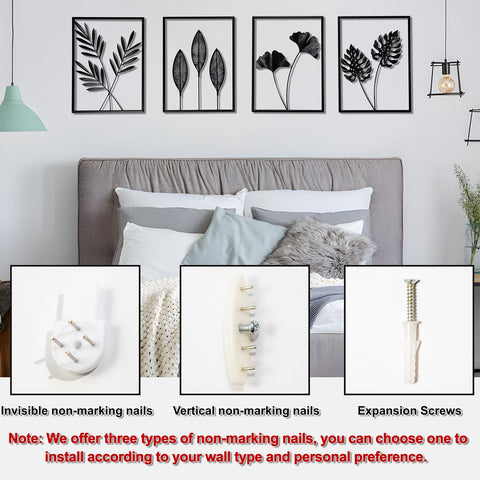 QXSXKJ versatile four-piece layout suits various wall sizes.