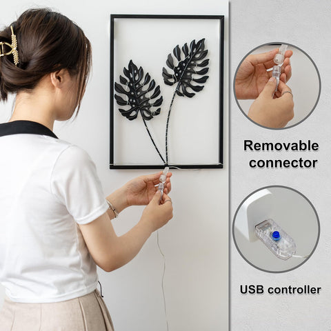 QXSXKJ easy installation with traceless hooks protects walls.