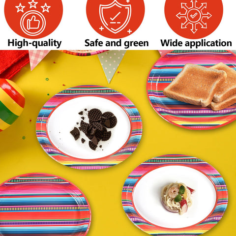 Qyeahkj 11-inch fiesta plates offer ample space for main courses.