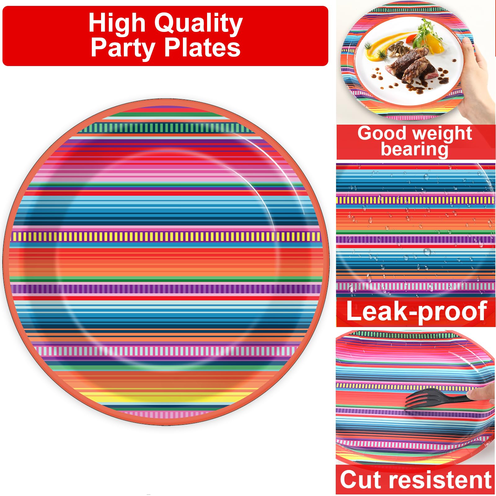 Qyeahkj Fiesta forks — disposable cutlery for fast serving and cleanup