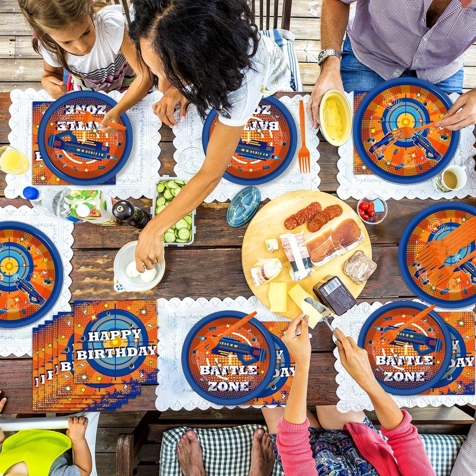 Qyeahkj Party disposable set simplifies post-event tidying and storage