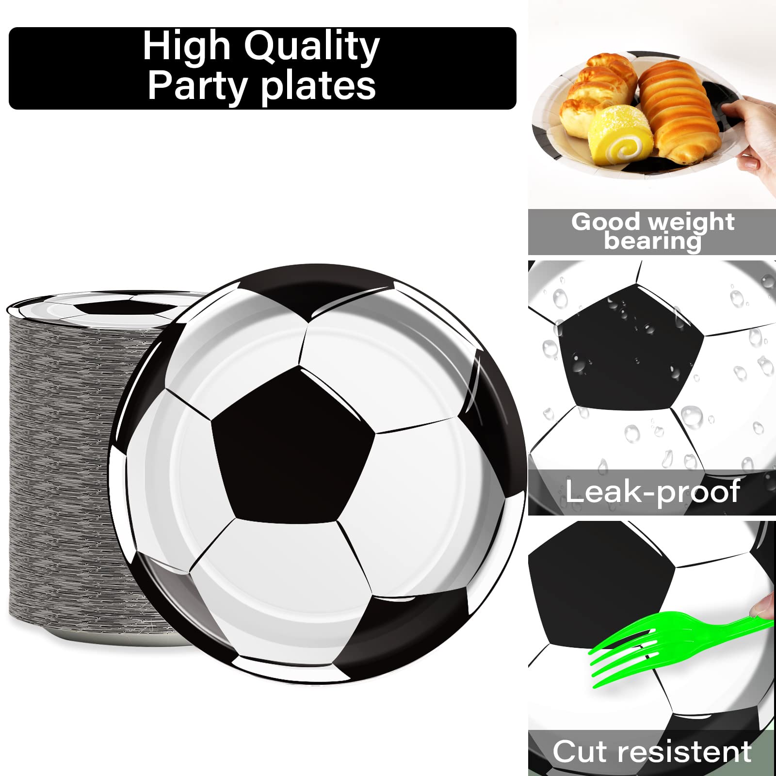 Qyeahkj soccer party set packaging keeps supplies organized