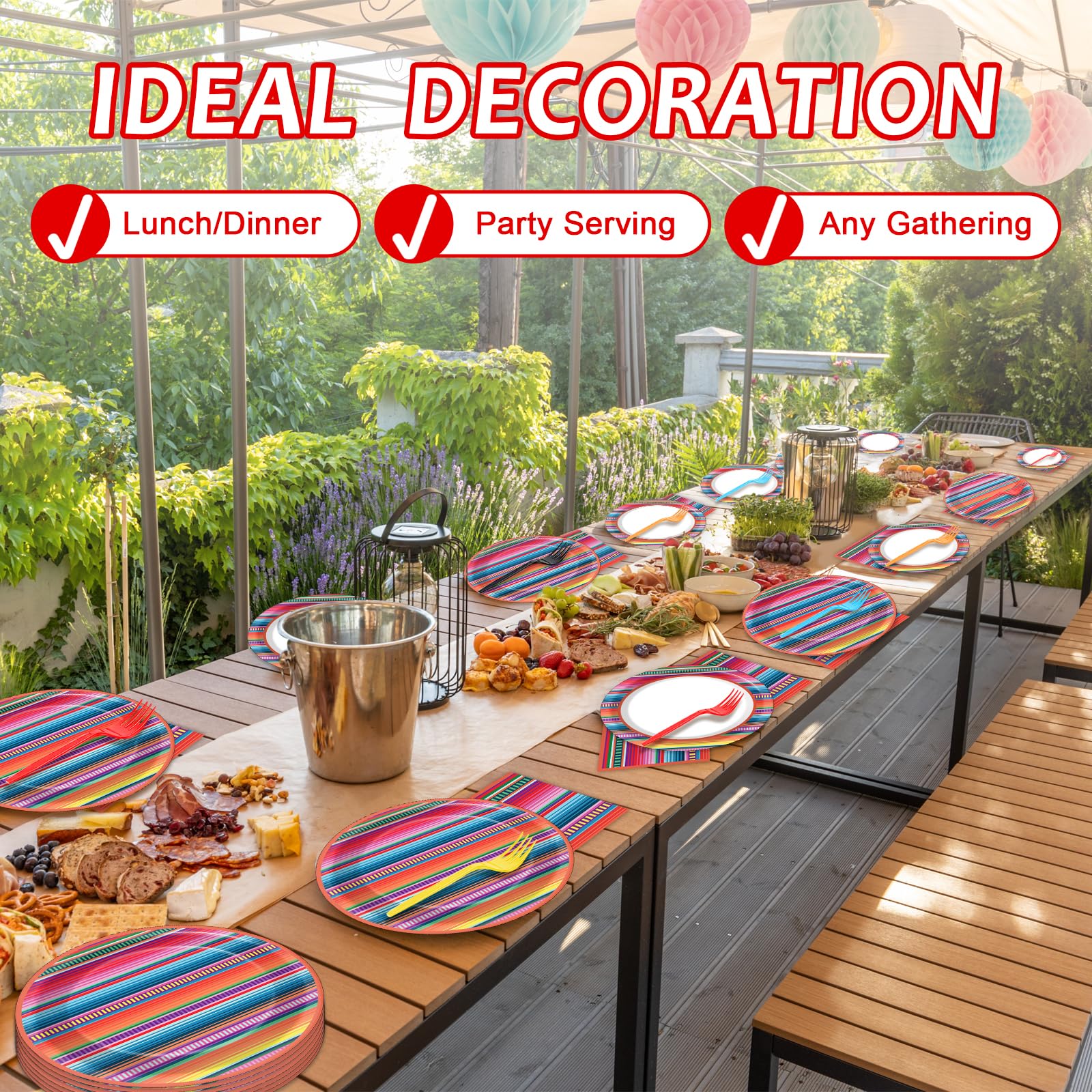 Qyeahkj Tableware closeup — thick non-toxic material resists leaks during gatherings