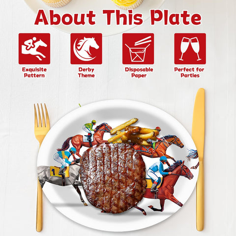 Qyeahkj Thick disposable plates resist spills, ideal for crowd meals