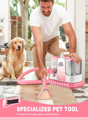 QYNTO H3B extended-15ft-cord-hose extends reach for hard-to-clean areas.