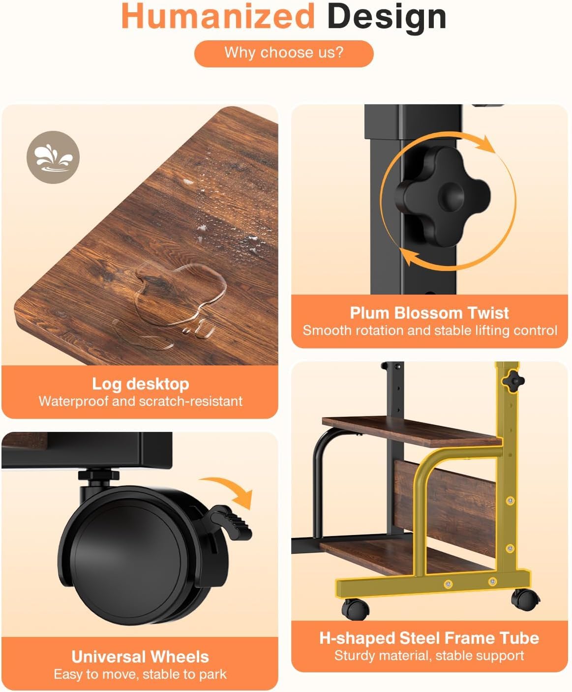 QZMDSM compact desk ideal for small spaces and apartments.