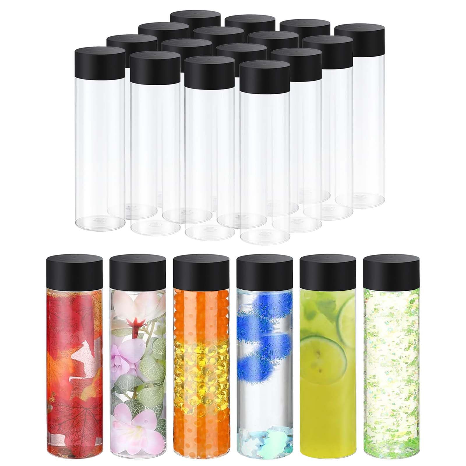 QZV 16-pack empty bottles with 400ml capacity for bulk DIY crafts.