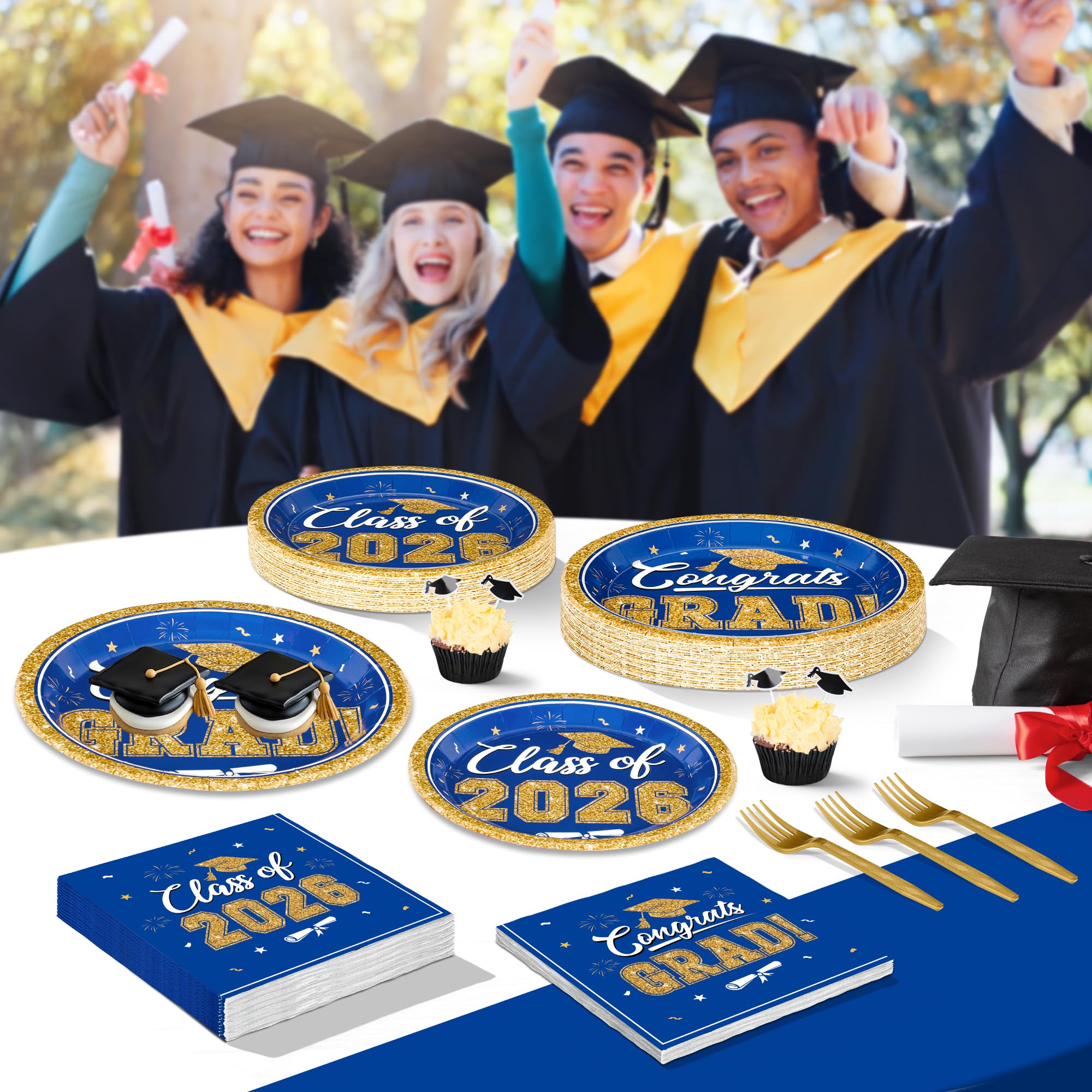 QZYL 2026 graduation set eight-piece visuals for complete event prep