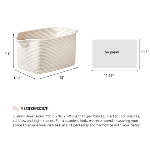 R RUNKA basket with built in handles showing portable design for easy transport
