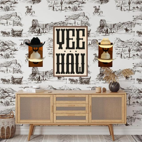 R828 Ranch wall rack dimensions keep your space neat and organized.