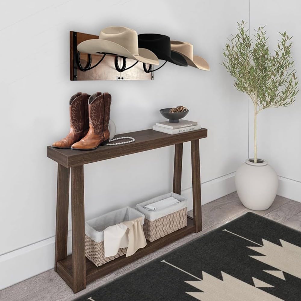 R828 Ranch iron accents on mounts provide vintage Western charm.
