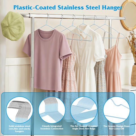 RA RUNNING ALIEN 0.12-inch-thin hangers save closet space without sacrificing strength