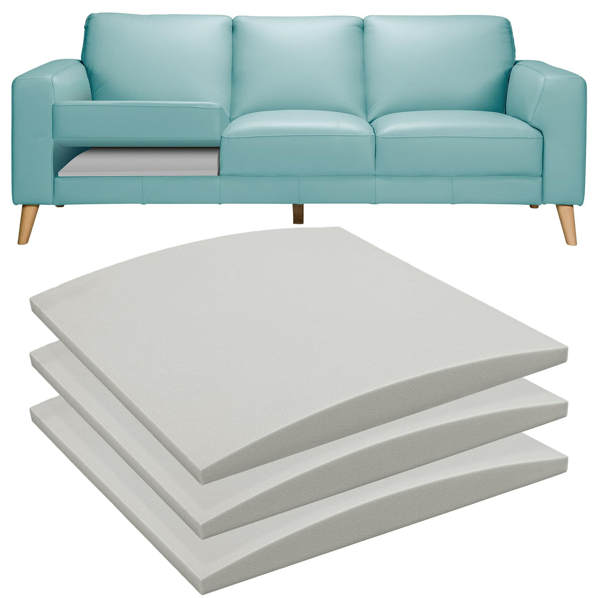 RA RUNNING ALIEN couch support under sagging cushions for renewed firmness.