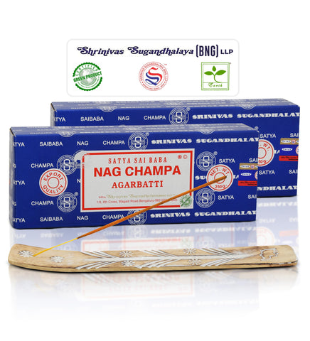 Raajsee Satya Nagchampa 500g pack incense sticks for soothing ambiance.