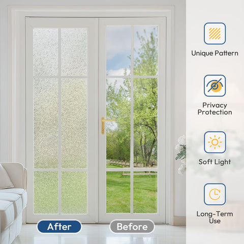 rabbitgoo bubble-free installation result on glass surface