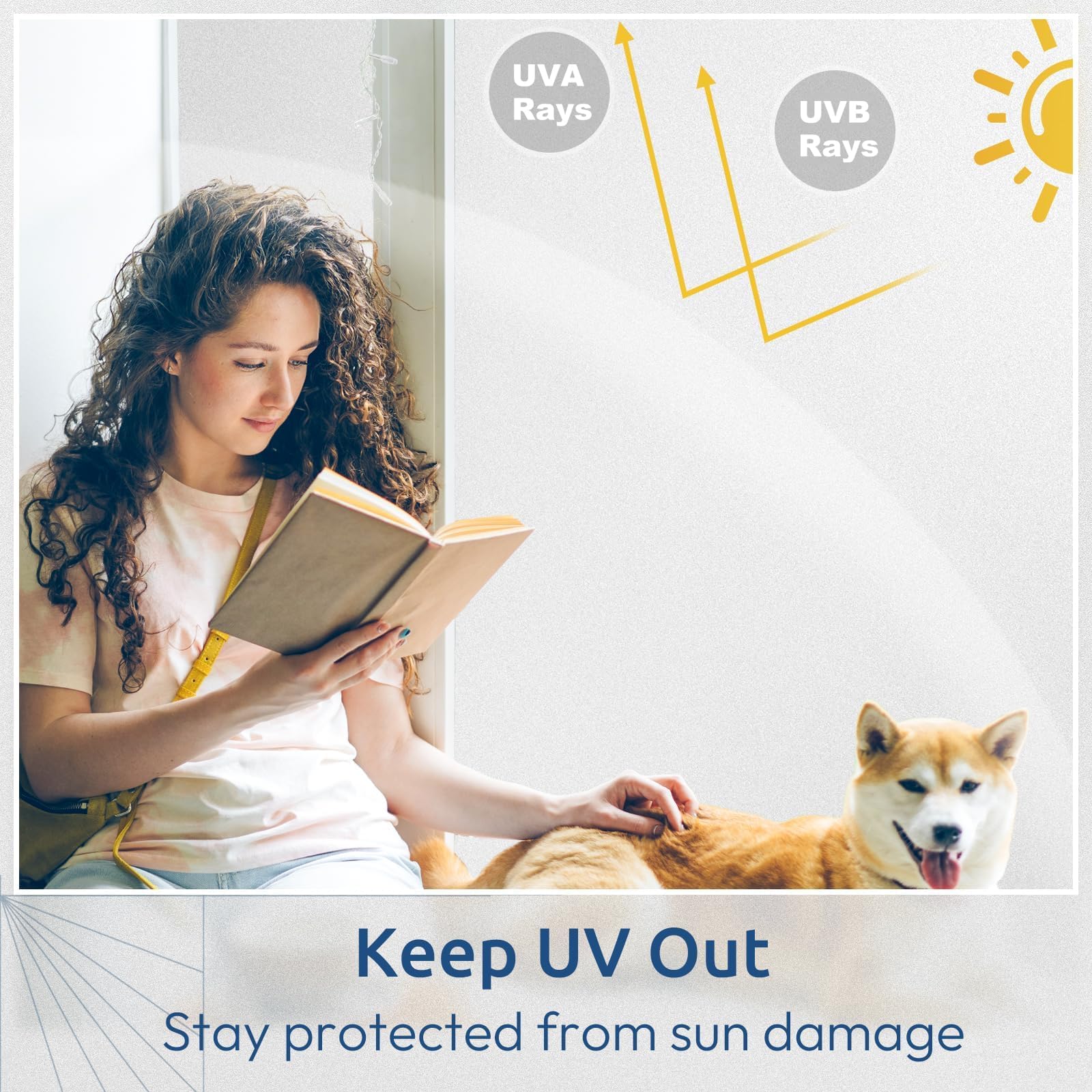 Rabbitgoo budget-friendly privacy window cling for any room