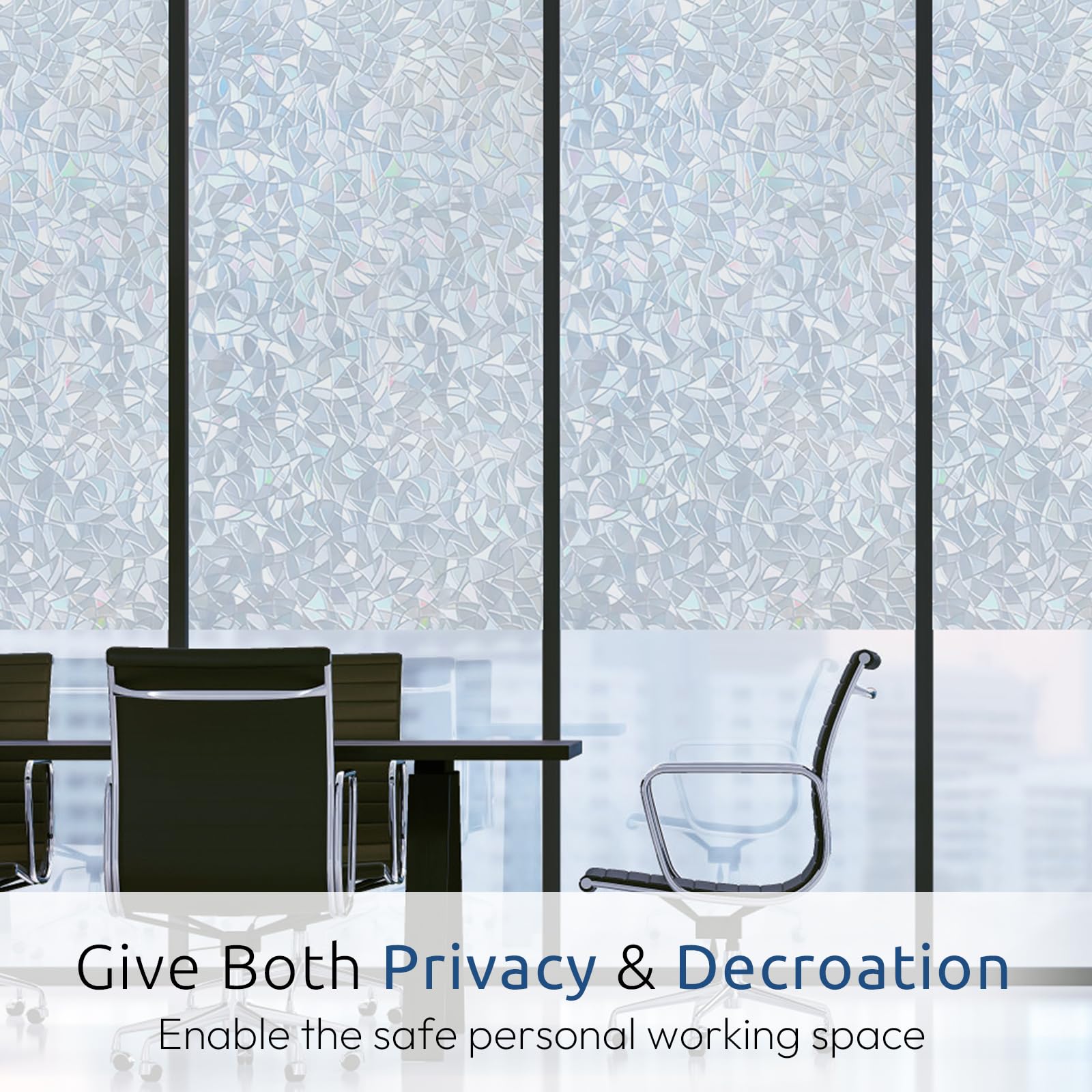 Rabbitgoo diffuse sunlit privacy film softens direct light