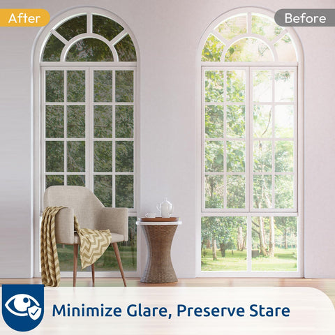 Rabbitgoo glare reduction film softens indoor brightness