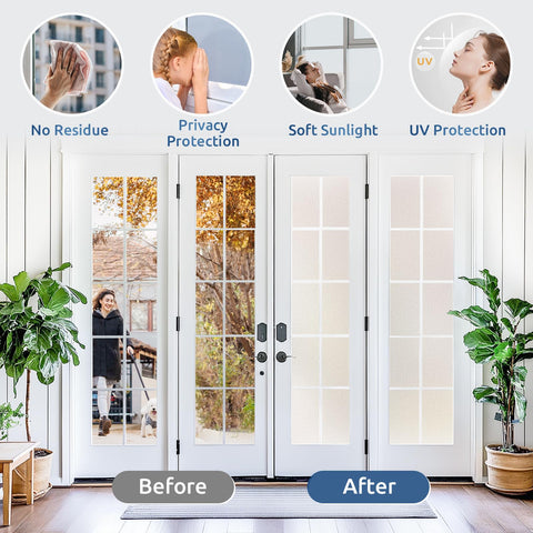 Rabbitgoo glare reduction film maintains bright interiors with fewer reflections