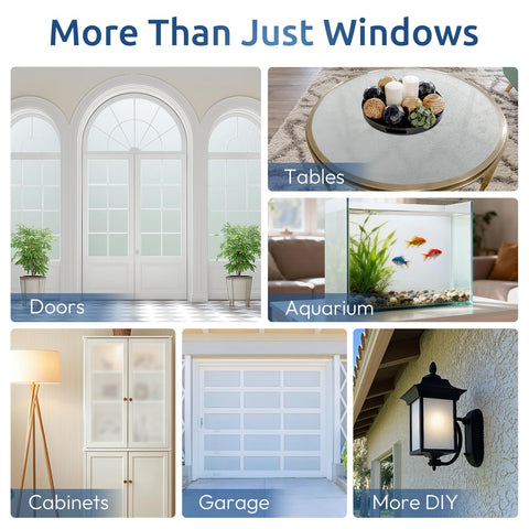 Rabbitgoo living room privacy film enhances décor while maintaining light