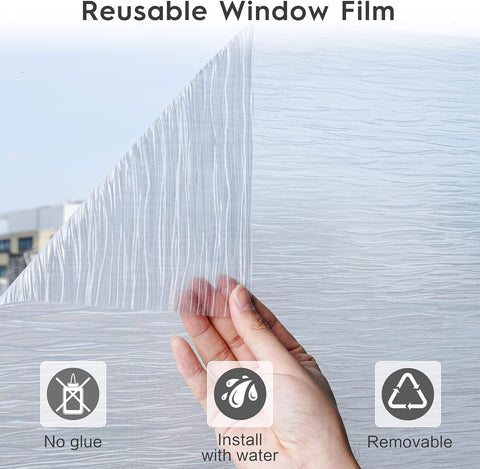 Rabbitgoo office window cling helps create a calm, distraction-free workspace