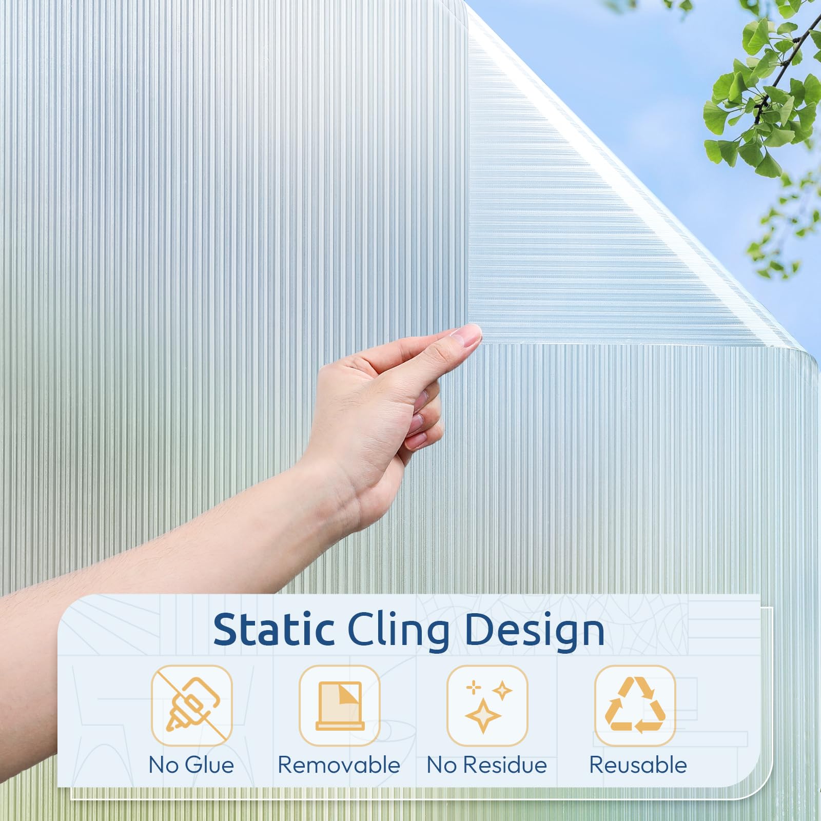 rabbitgoo Removable and reusable film offers flexible decor updates.