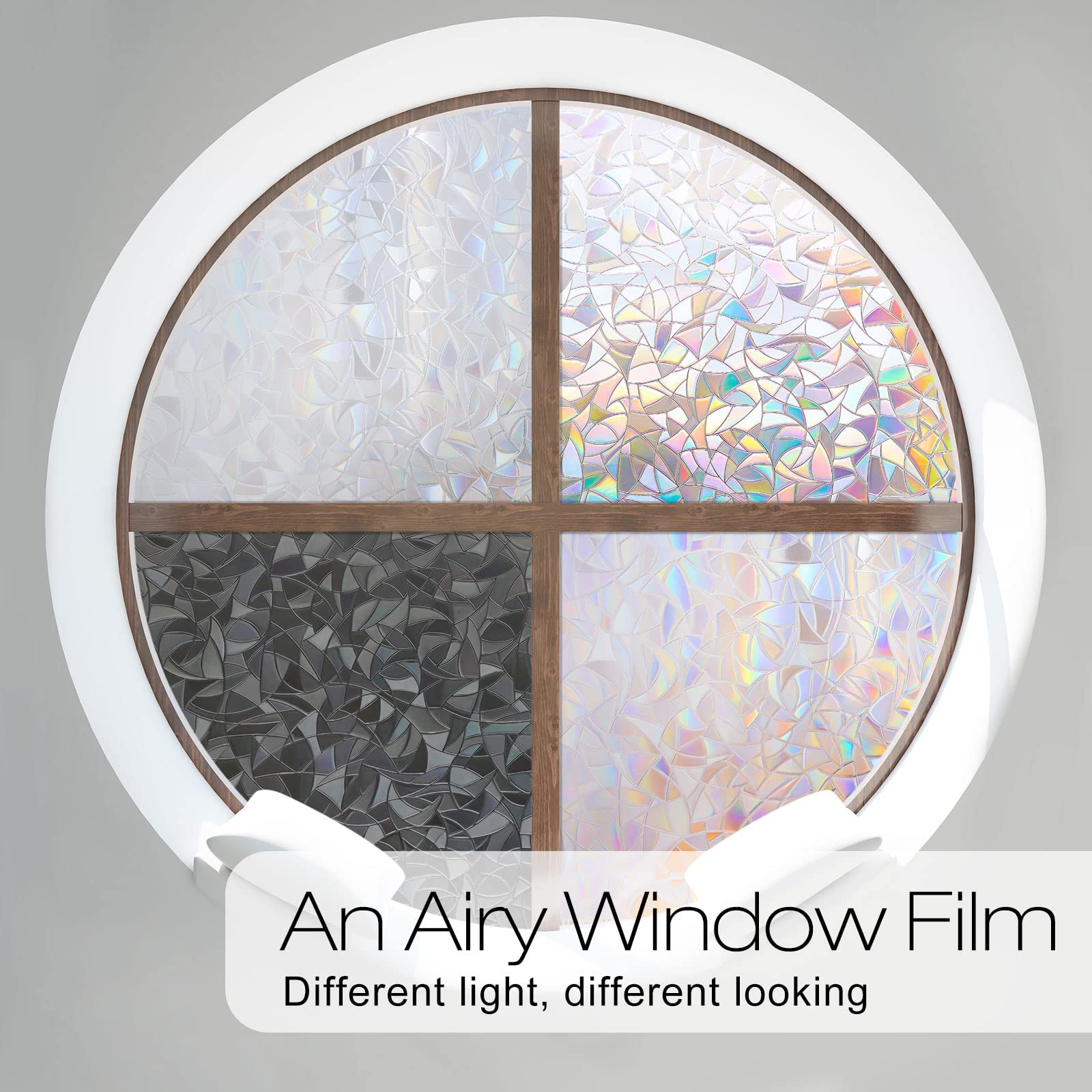 Rabbitgoo removable window film is reusable across rooms.