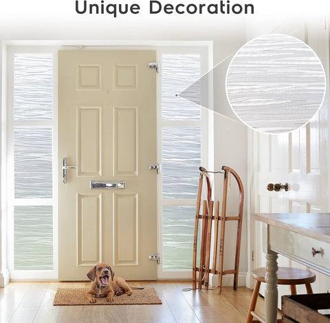 Rabbitgoo semi-private window film blurs outside views while maintaining daylight
