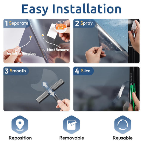 Rabbitgoo installation kit with squeegee and knife enables precise cuts