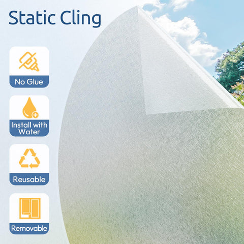 rabbitgoo static cling application process demonstrates easy install