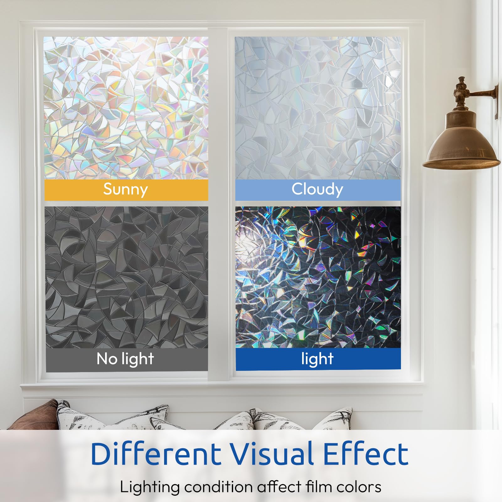 Rabbitgoo UV protection film shields furniture from sun fading.